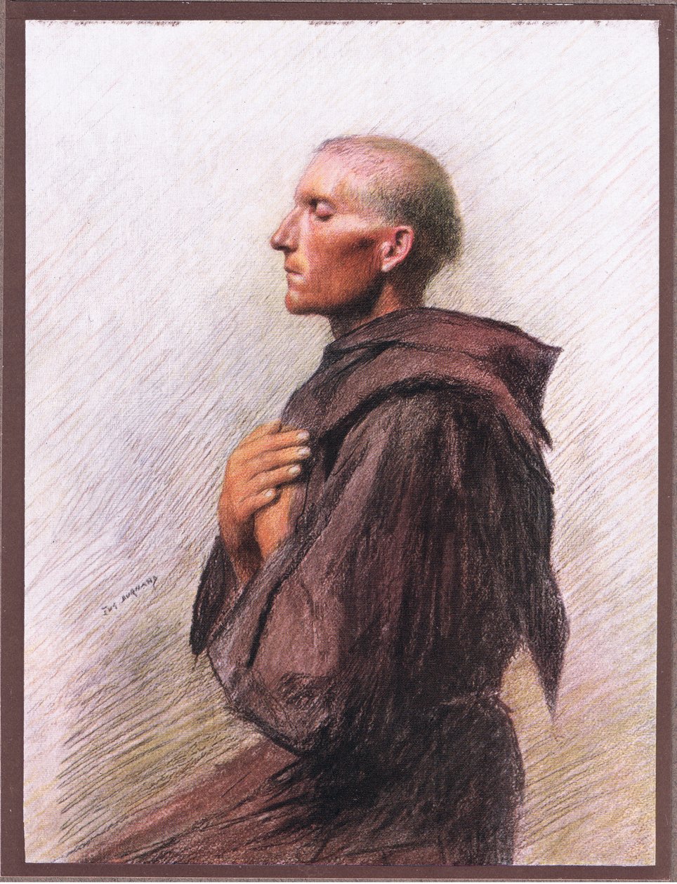Brat Burnard z Quintavelle, 1919 autorstwa Eugene Burnand