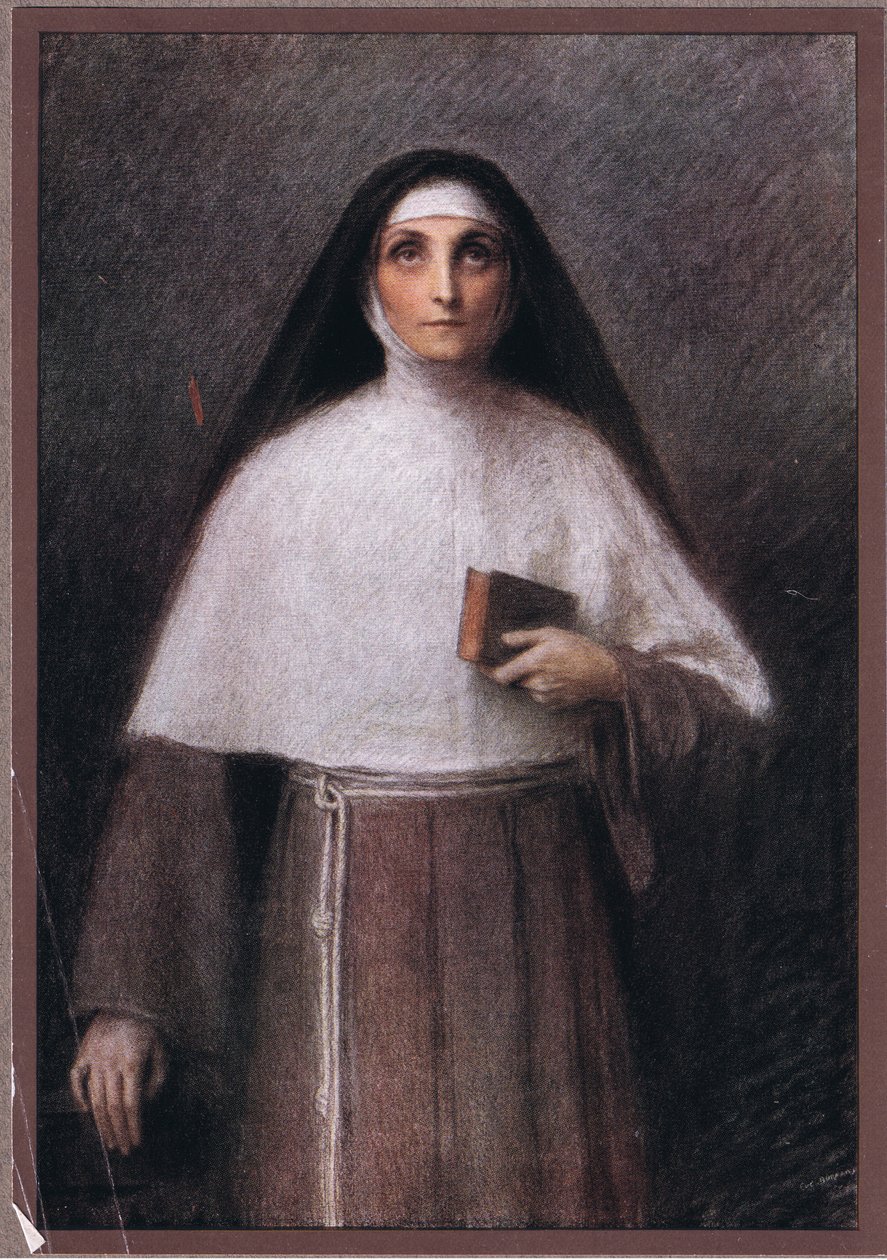 Św. Klara, 1919 autorstwa Eugene Burnand