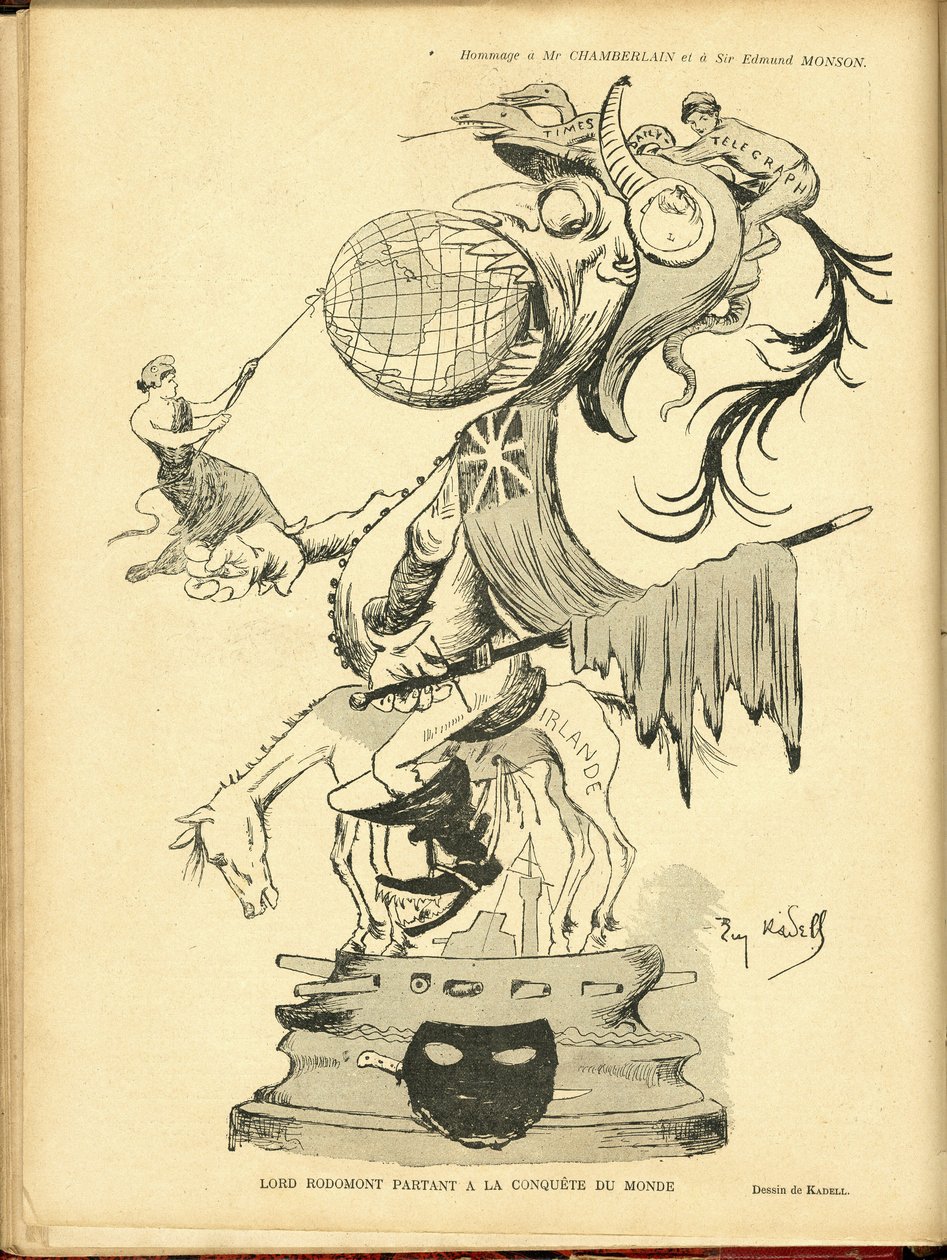 Ilustracja Eugene Cadel (1867-1940) w Le Rire autorstwa Eugene Cadel