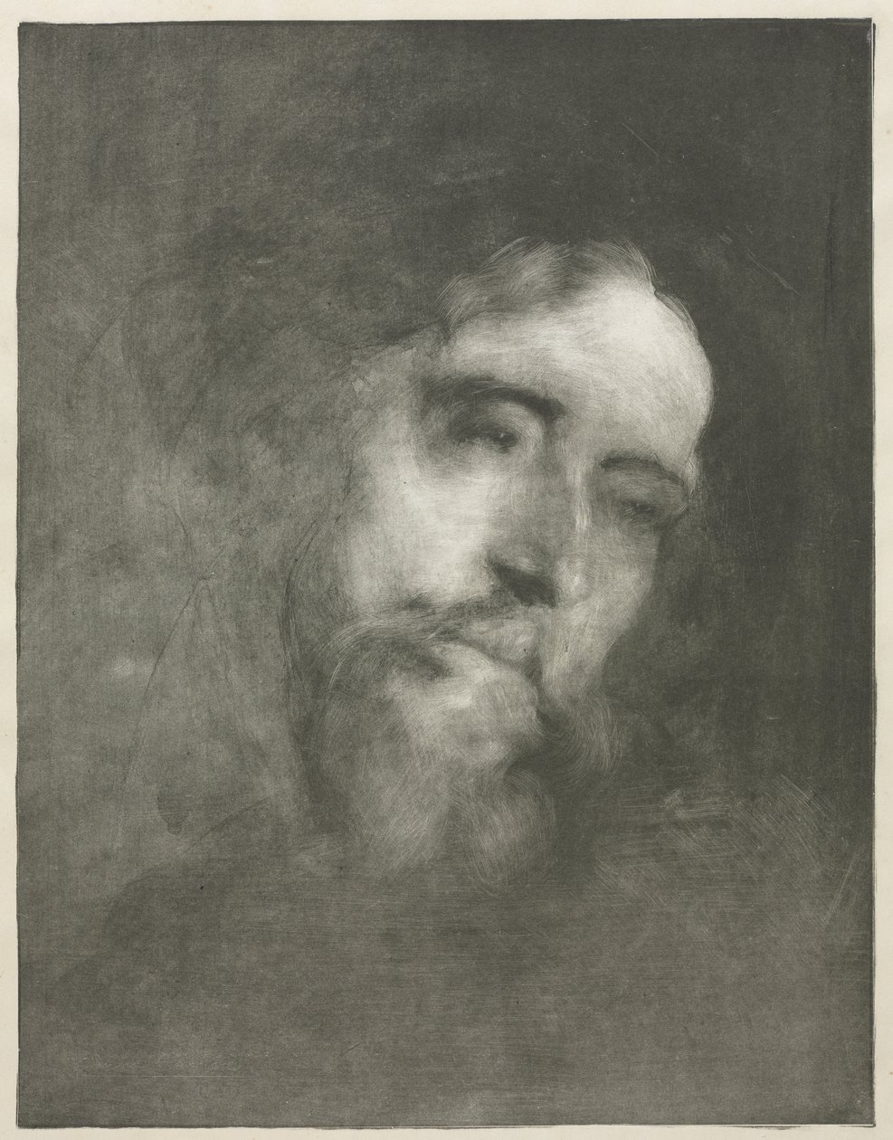 Alfons Daudet autorstwa Eugène Carrière