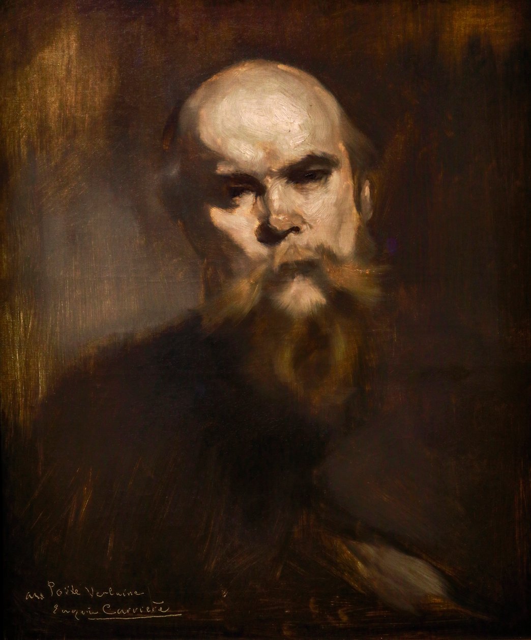Paul Verlaine autorstwa Eugène Carrière