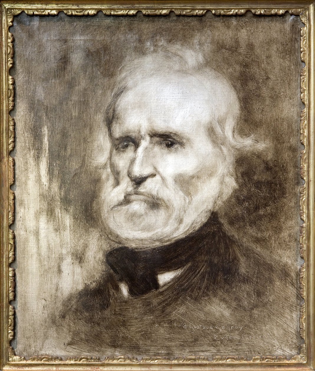 Portret Louis-Auguste Blanqui (malarstwo) autorstwa Eugène Carrière