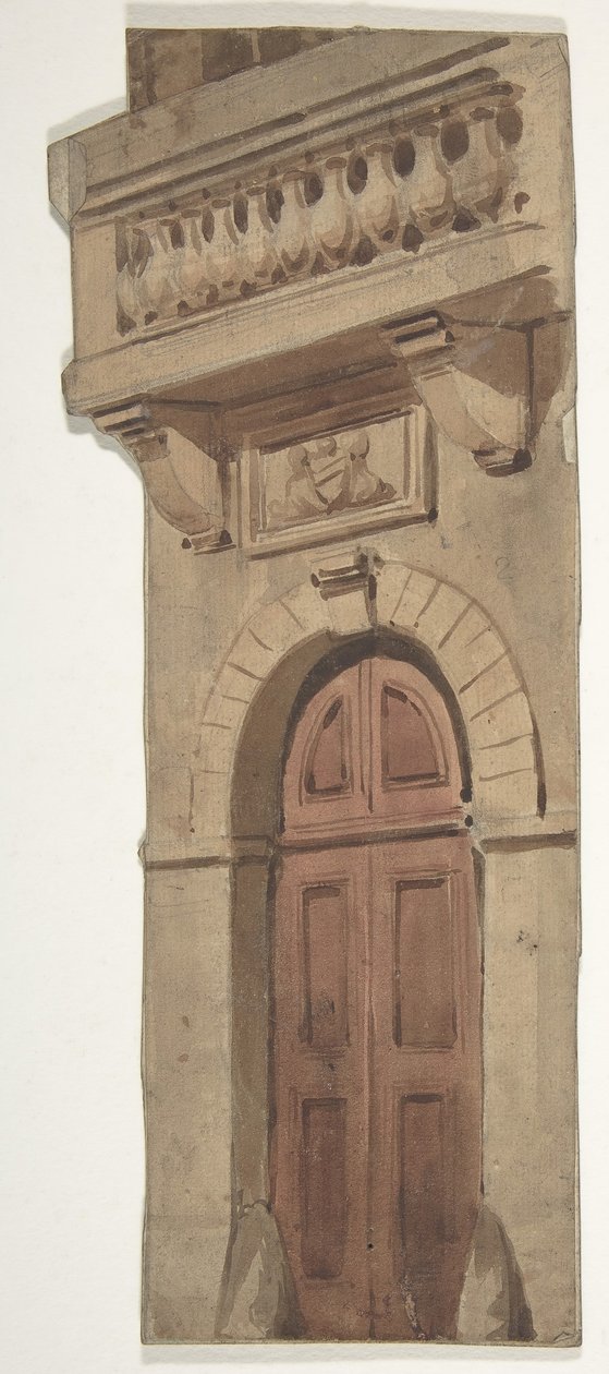 Projekt scenografii w Operze, Paryż, 1830-90. autorstwa Eugene Ciceri