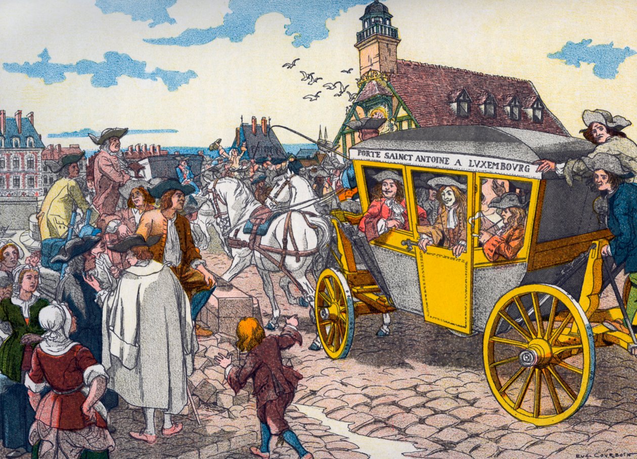 „Les Carrosses à cinq sols”: francuskie wagony publiczne autorstwa Eugene Courboin