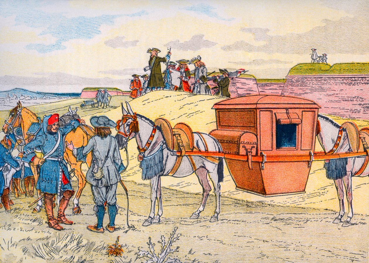 Śmieci podróżne Sebastiena Le Prestre de Vauban autorstwa Eugene Courboin