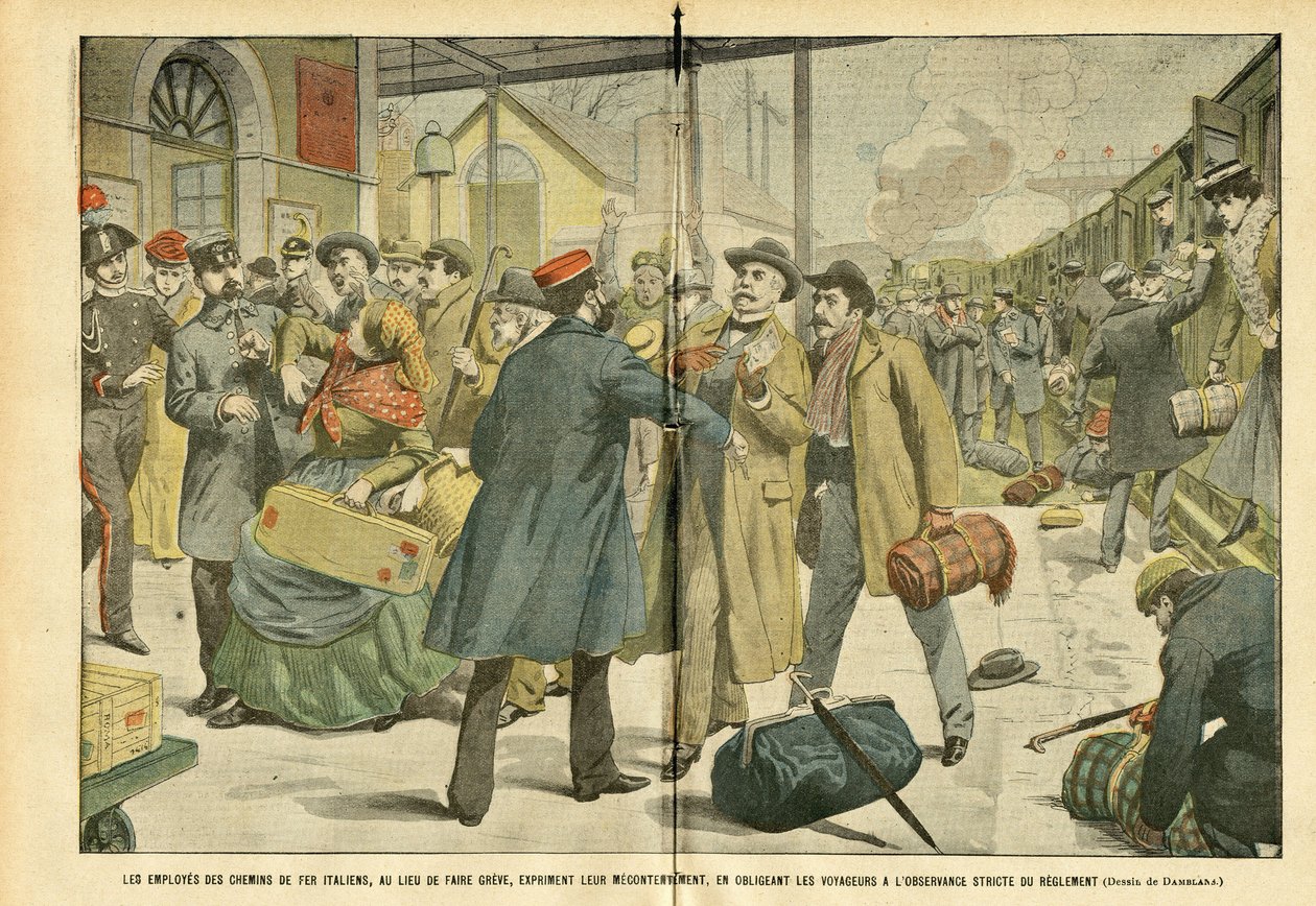 Ilustracja Eugene Damblansa (1865-1945) w Le Pelerin autorstwa Eugene Damblans