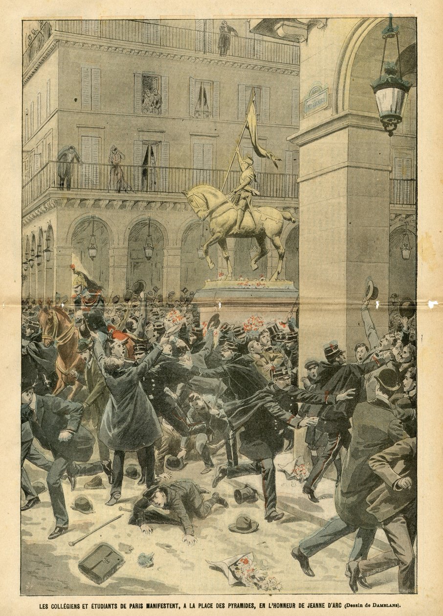 Ilustracja Eugene Damblansa (1865-1945) w Le Pelerin autorstwa Eugene Damblans