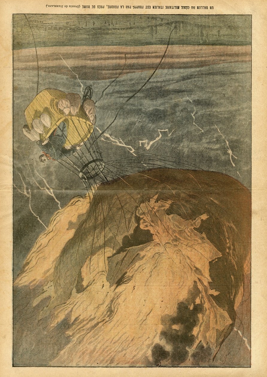 Ilustracja Eugene Damblansa (1865-1945) w Le Pelerin autorstwa Eugene Damblans