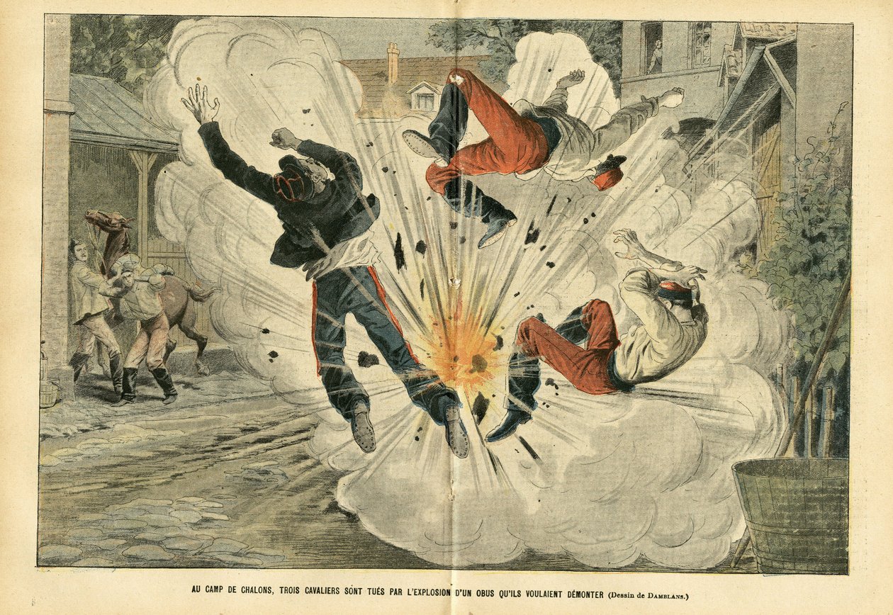 Ilustracja Eugene Damblansa (1865-1945) w Le Pelerin autorstwa Eugene Damblans