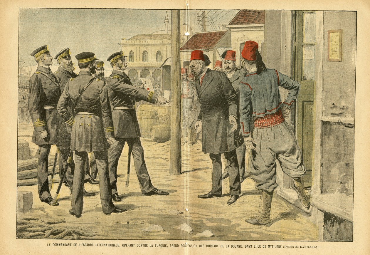 Ilustracja Eugene Damblansa (1865-1945) w Le Pelerin autorstwa Eugene Damblans