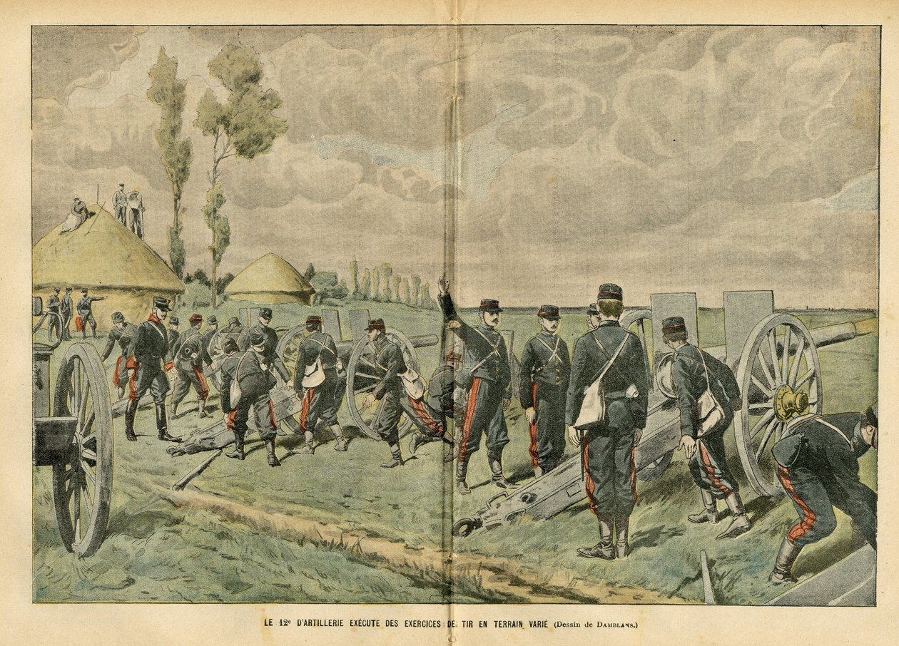 Ilustracja Eugene Damblansa (1865-1945) w Le Pelerin autorstwa Eugene Damblans