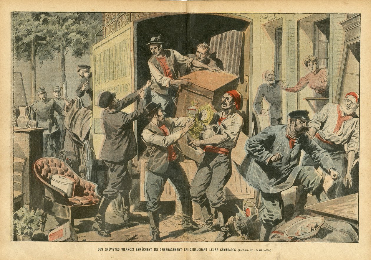 Ilustracja Eugene Damblansa (1865-1945) w Le Pelerin autorstwa Eugene Damblans