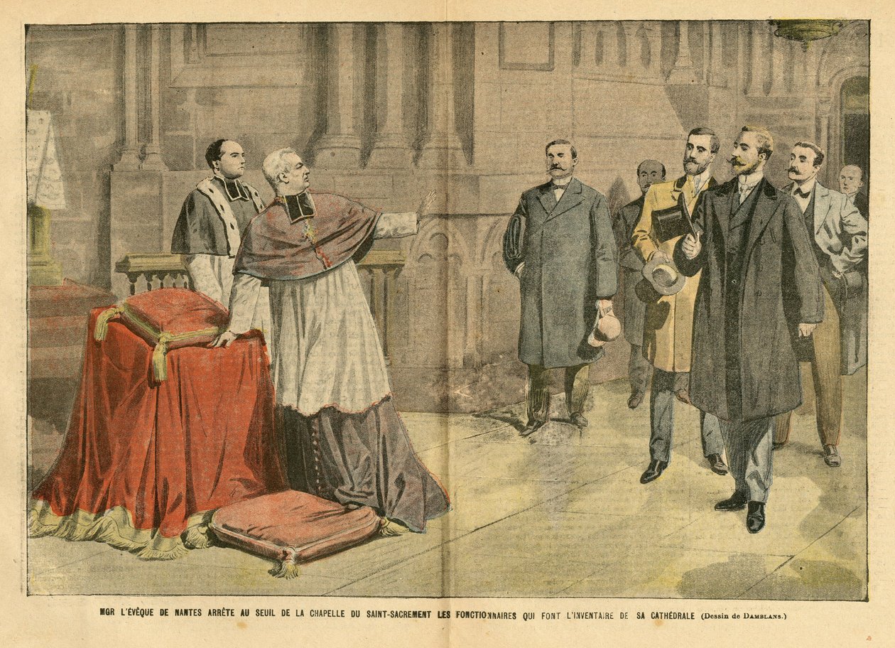 Ilustracja Eugeniusza Damblana (1865-1945) w Le Pelerin, 9.12.06 - MGR l