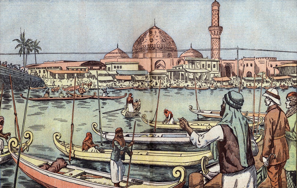 Mada Ashar, ilustracja Damblansa z francuskiej gazety „Le Pelerin” z 29 stycznia autorstwa Eugene Damblans