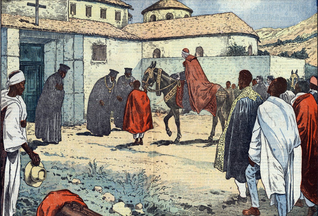 Mons. Ilustracja Damblans. W „Le Pelerin” z 21 sierpnia autorstwa Eugene Damblans