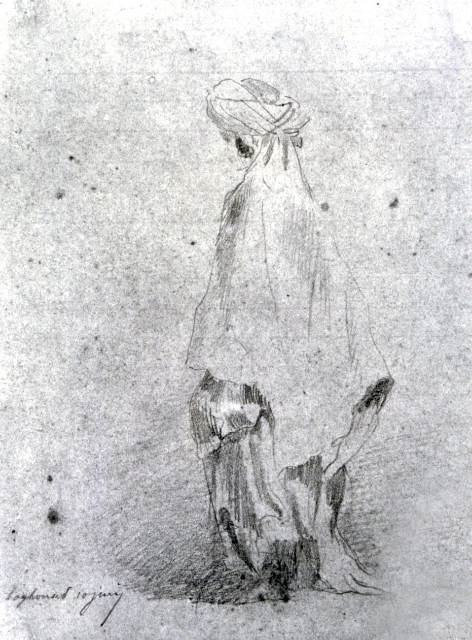 Kobieta w Laghouat w Algierii autorstwa Eugène Fromentin