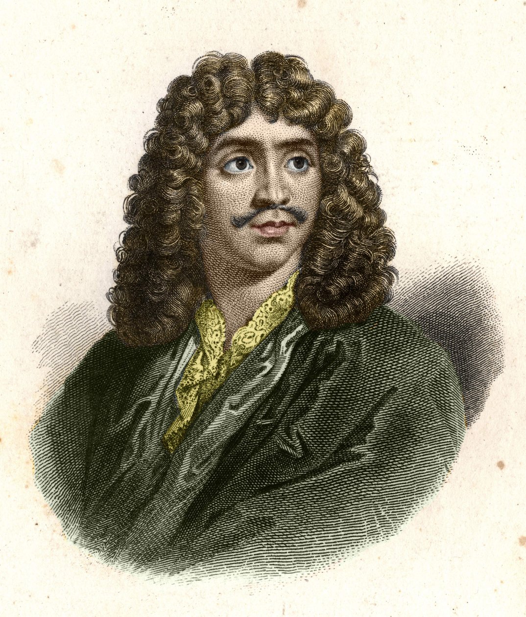 Jean Baptiste Poquelin powiedział, że Molière (1622 - 1673) został wyryty przez Girauta. autorstwa Eugene Giraud