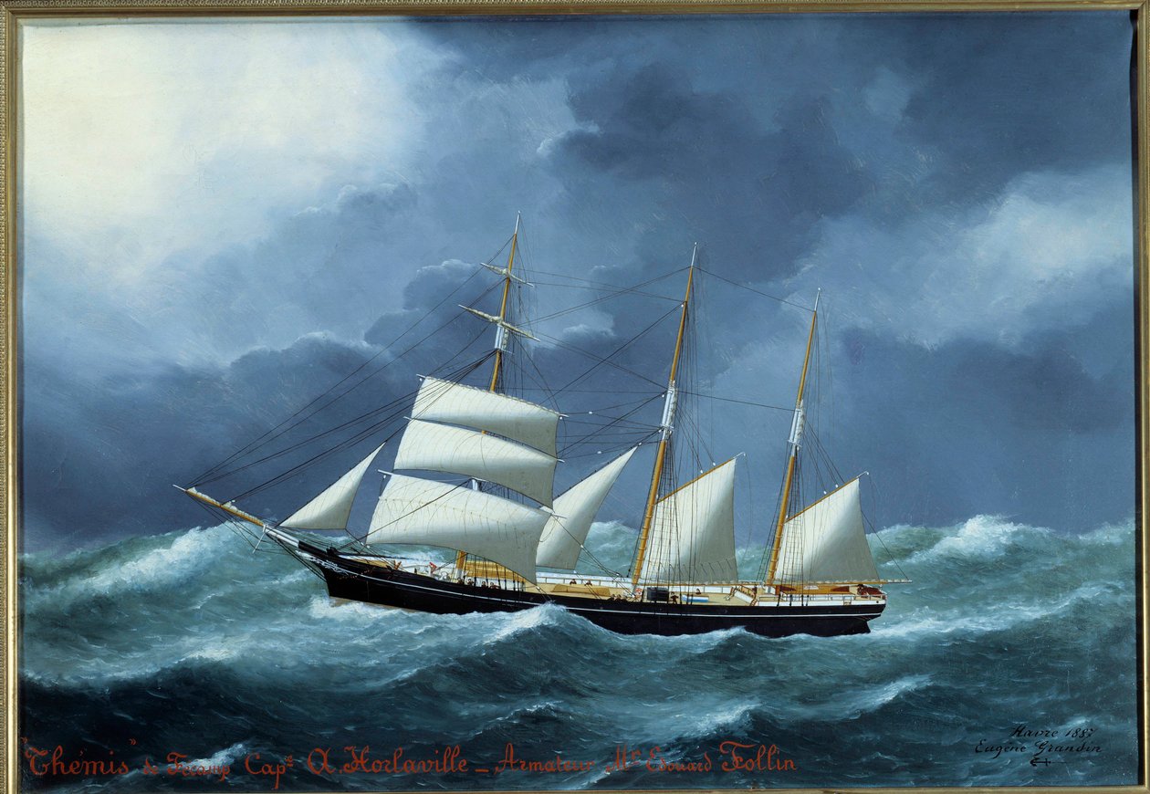Trzy maty: temida. Obraz Eugene Margueritte-Grandin dit Eugene Grandin (1833-1916) autorstwa Eugene Grandin