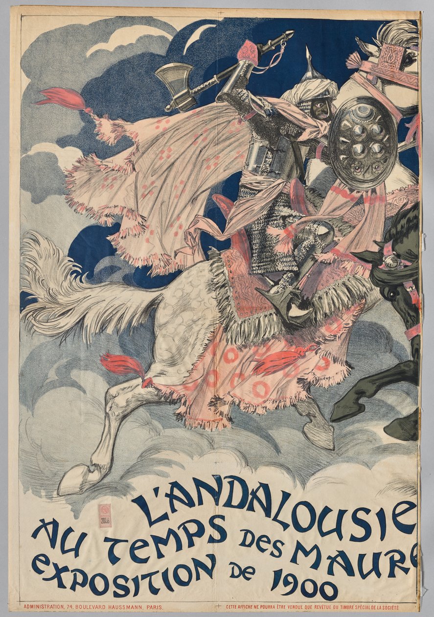 Andaluzja w czasach Maurów (lewa strona) autorstwa Eugene Grasset