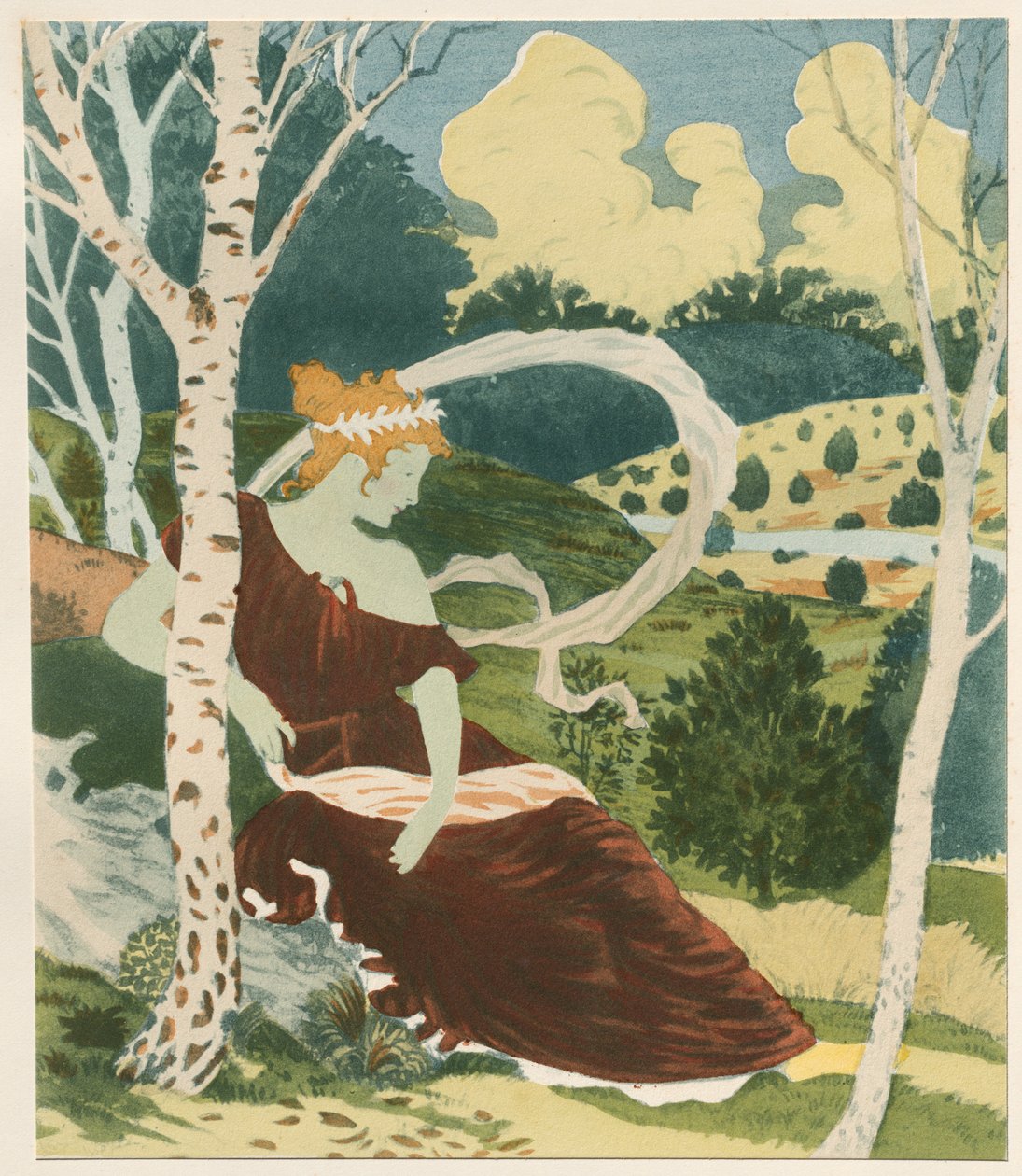 W lesie autorstwa Eugene Grasset