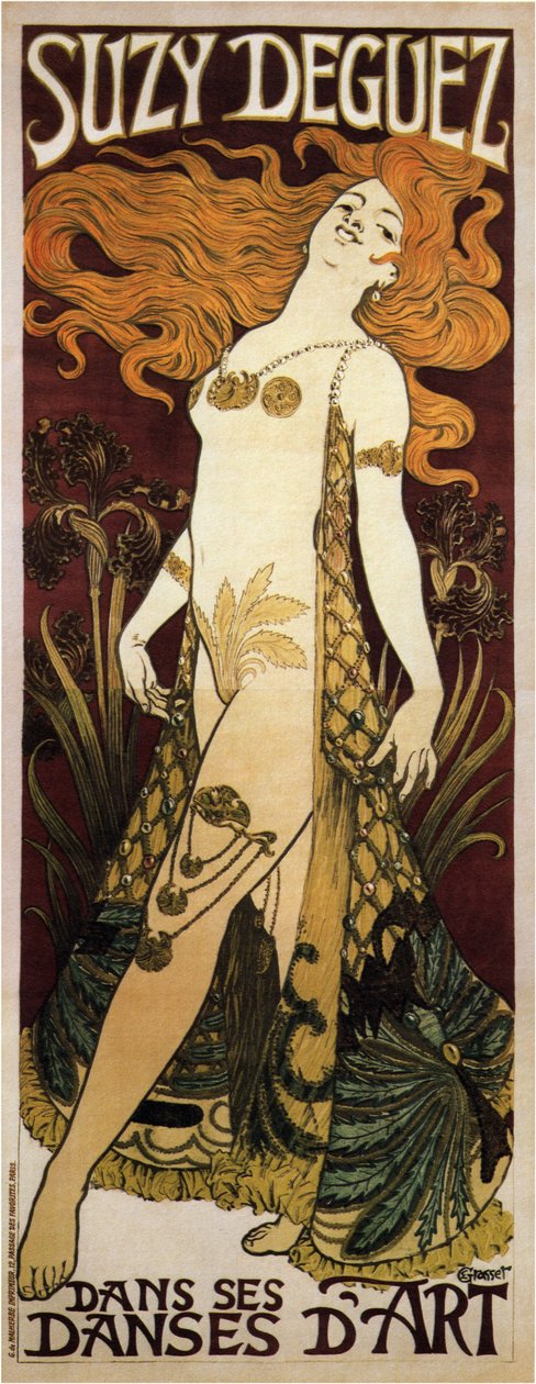 Suzy Deguez, 1905 autorstwa Eugene Grasset