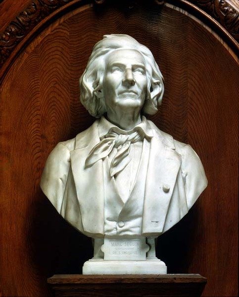 Popiersie portretowe architekta i inżyniera Marca Seguina (1786-1875) autorstwa Eugene Guillaume