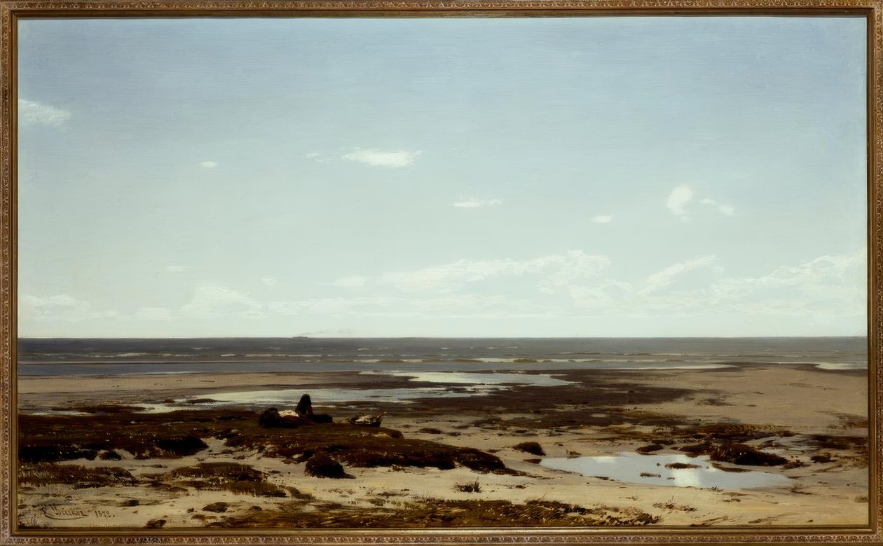 E. Dücker, na plaży autorstwa Eugene Gustav Dücker