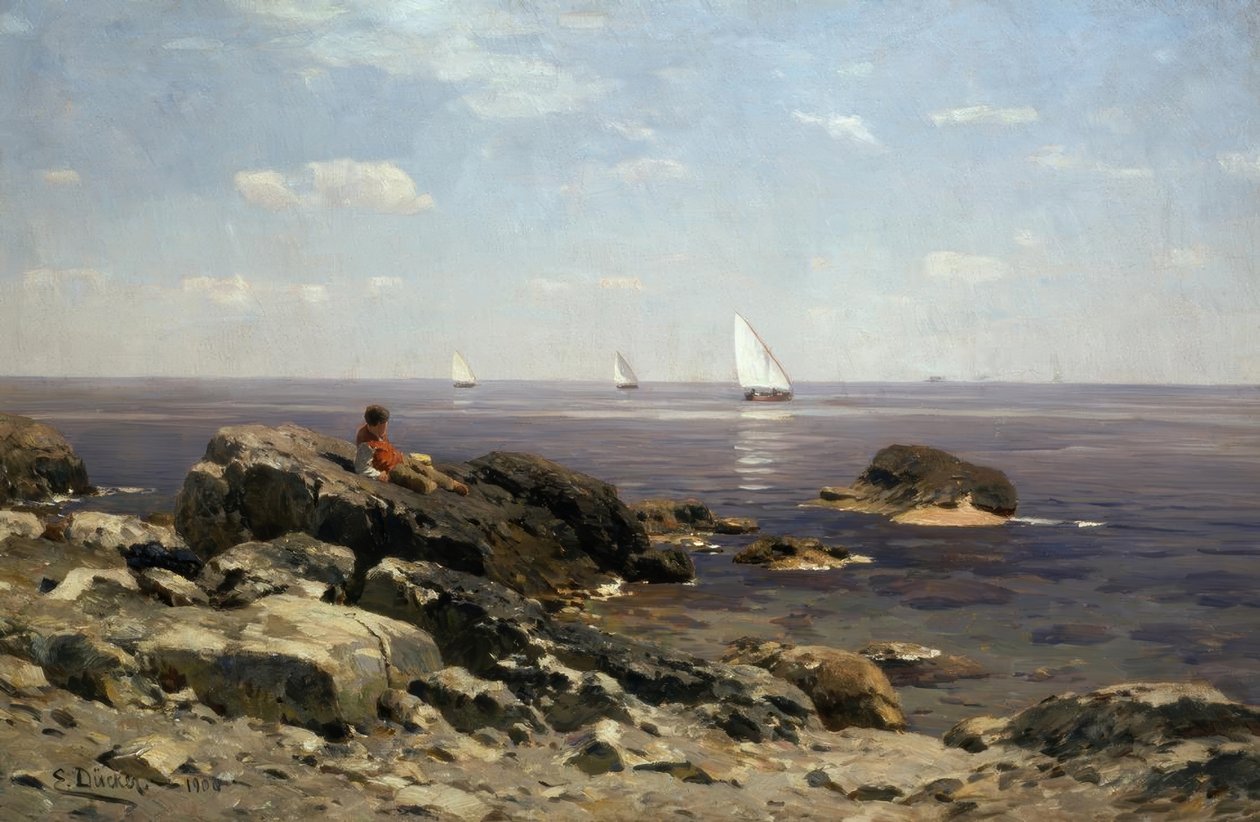 E. Dücker, Nad wodą autorstwa Eugene Gustav Dücker