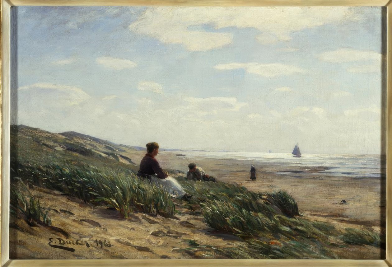 E. Dücker, na wydmie autorstwa Eugene Gustav Dücker