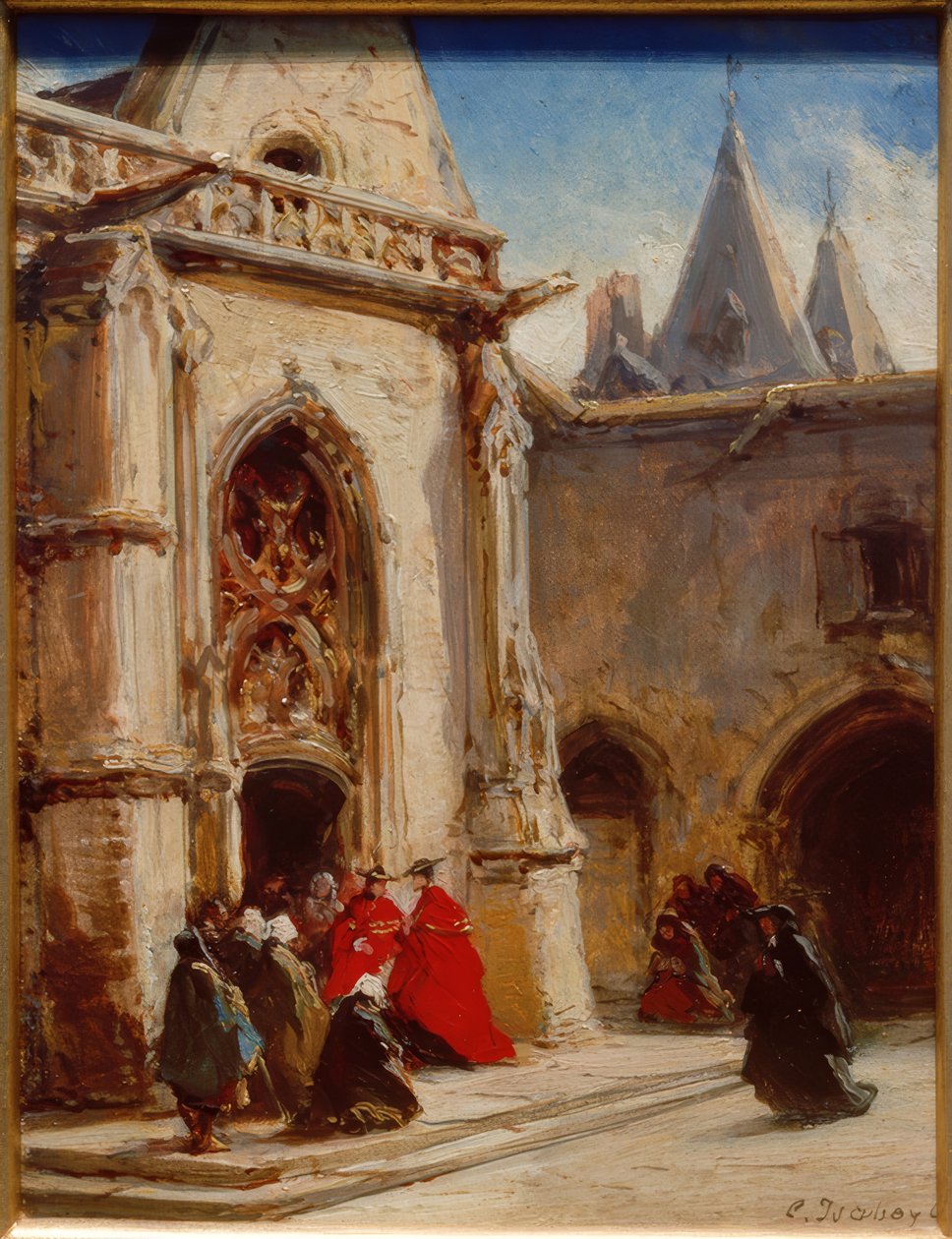 Wejście do katedry autorstwa Eugene Isabey