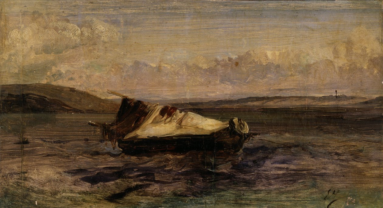 Łódeczka autorstwa Eugene Isabey