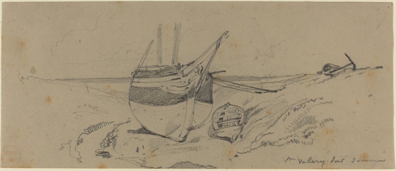 St. Valery sur Somme autorstwa Eugene Isabey