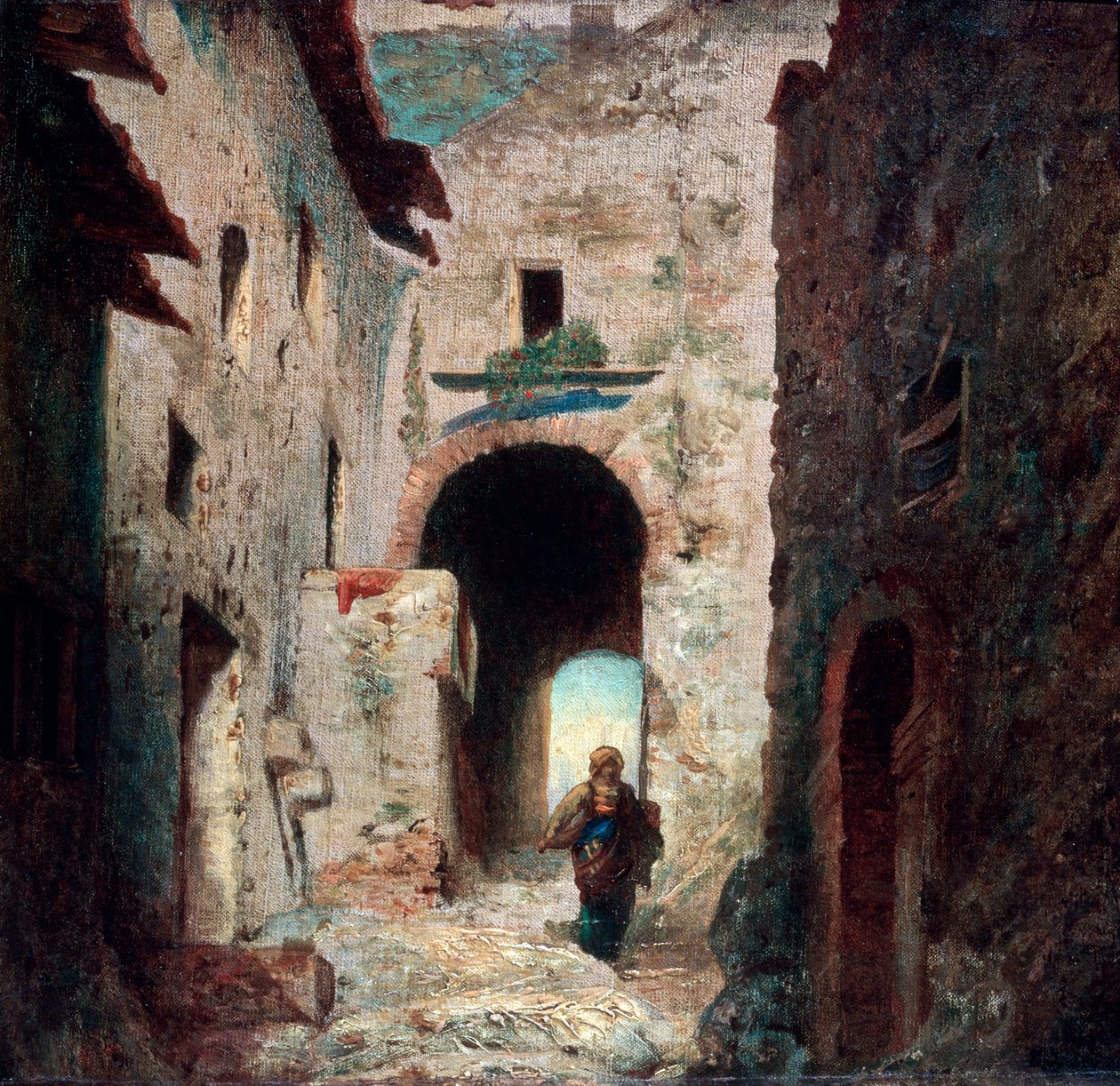 Brama Mauretańska, 1835 r. autorstwa Eugene Isabey
