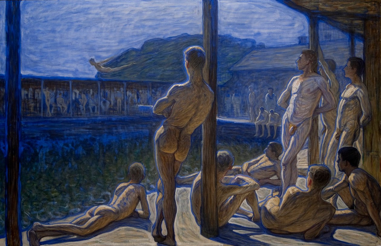 Łaźnia Marynarki Wojennej autorstwa Eugène Jansson