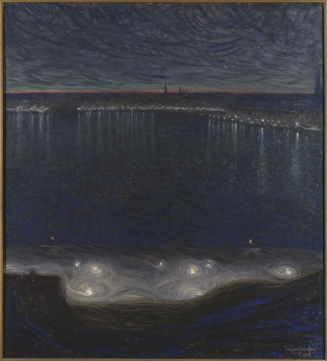 Riddarfjärden, Sztokholm autorstwa Eugène Jansson