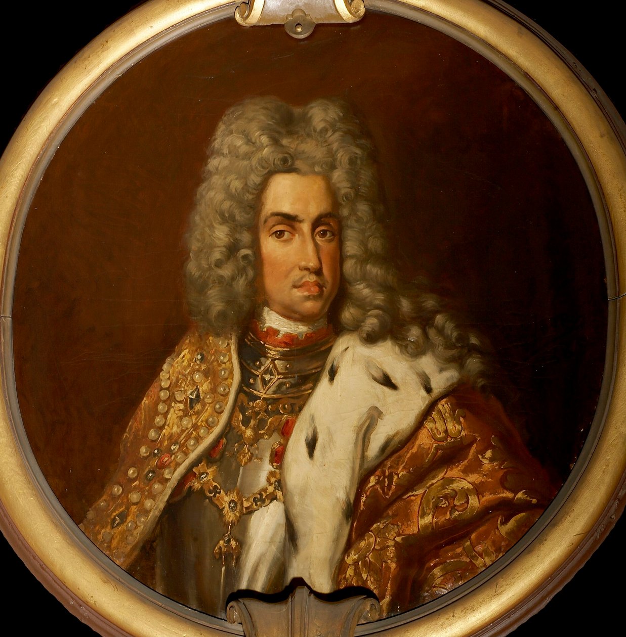 Portret Karola VI 1685-1740, cesarza rzymskiego, 1885. autorstwa Eugene Joors