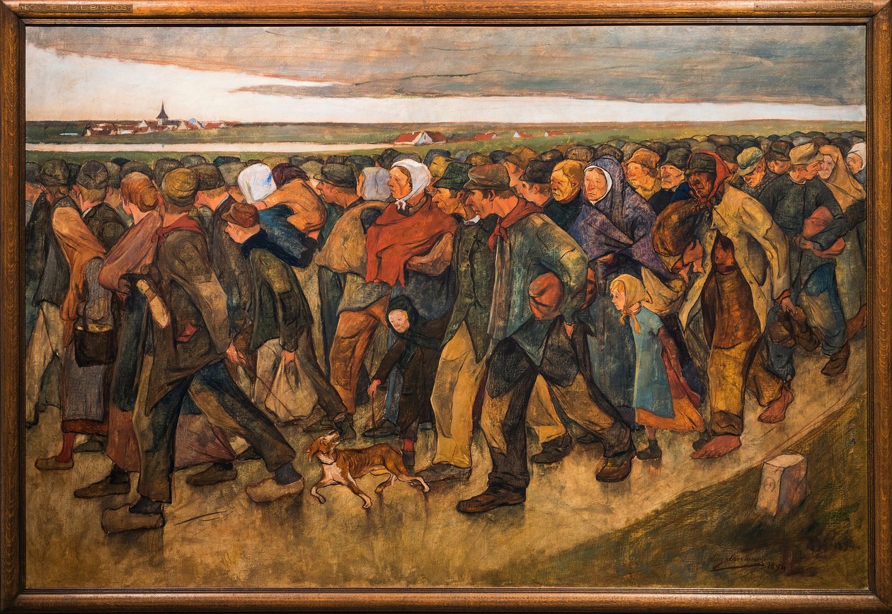 Emigranci, Eugene Laermans (1864-1940) autorstwa Eugene Laermans