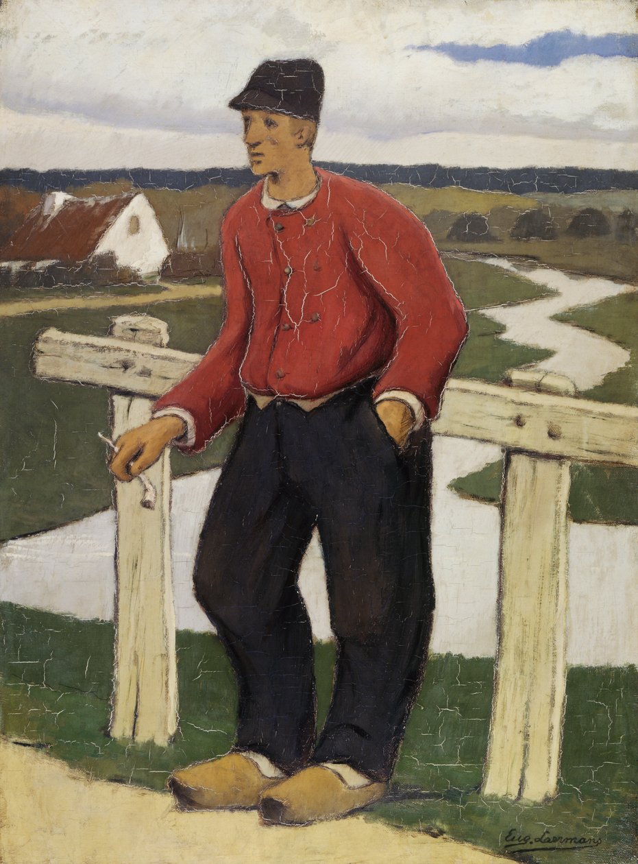Młody rolnik autorstwa Eugene Laermans