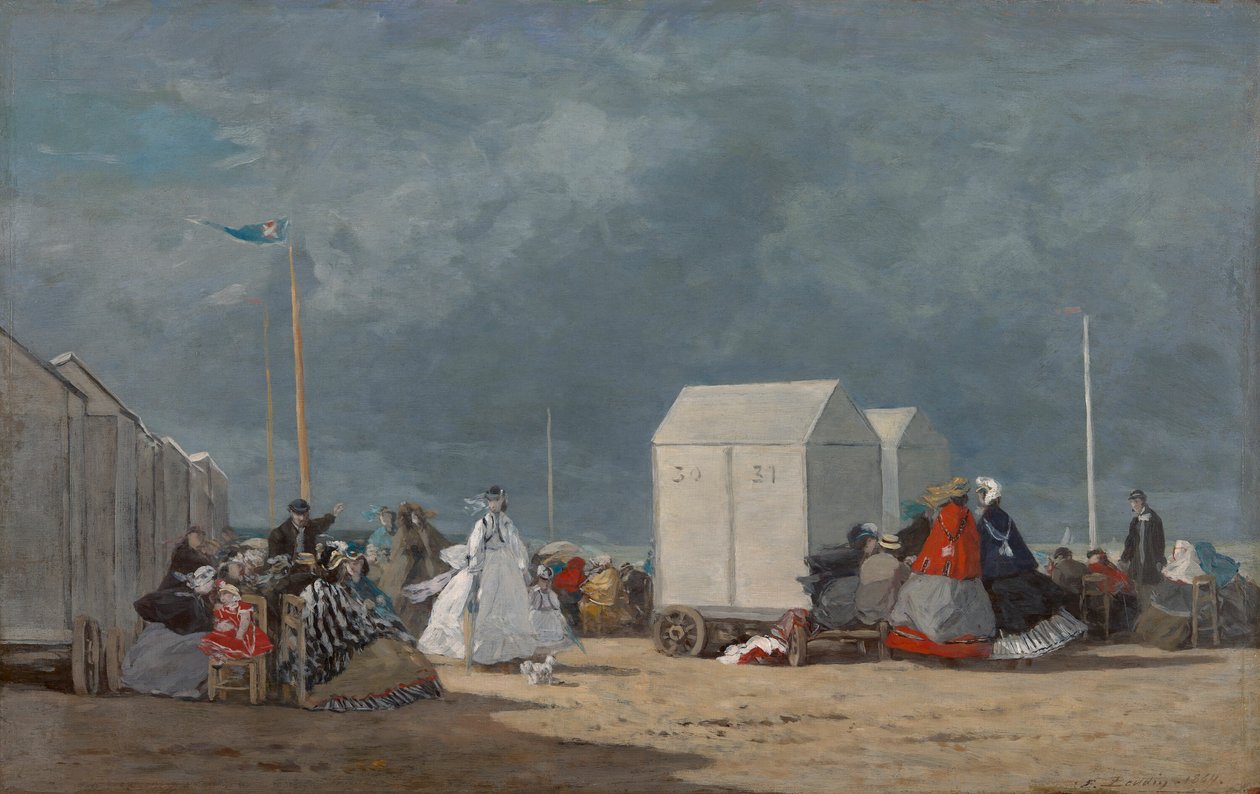 Zbliżająca się burza autorstwa Eugene Louis Boudin