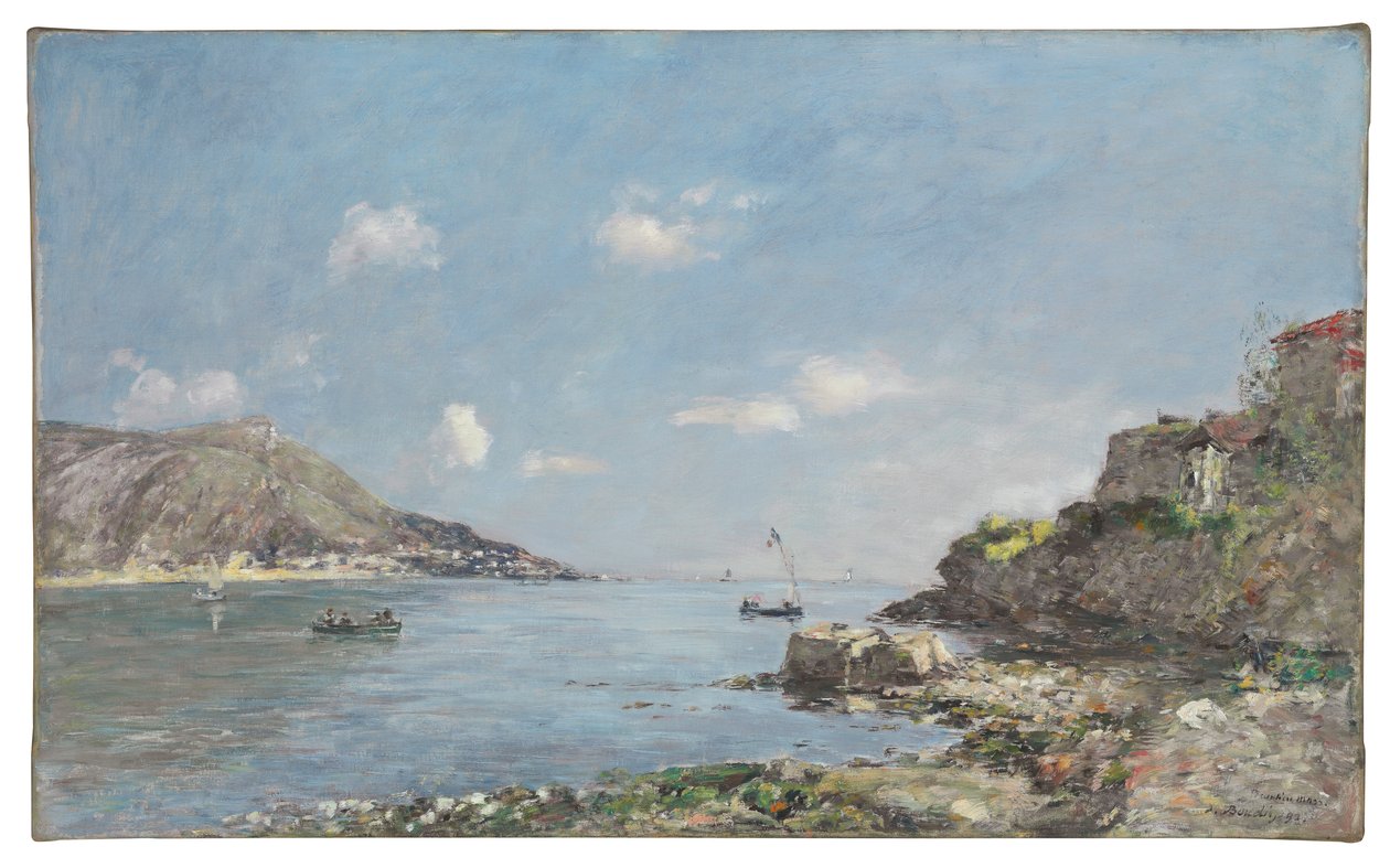 Beaulieu, Zatoka mrówek, Efekt poranka, 1892 autorstwa Eugene Louis Boudin