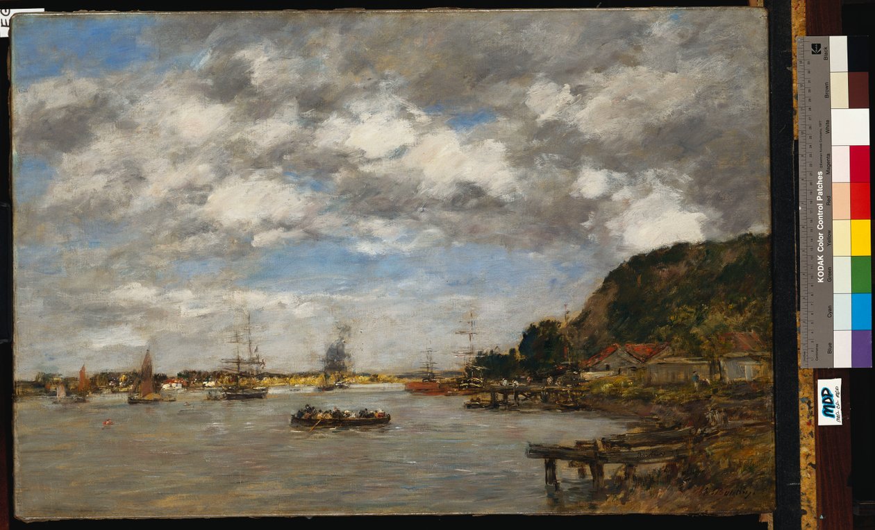 bordeaux autorstwa Eugene Louis Boudin