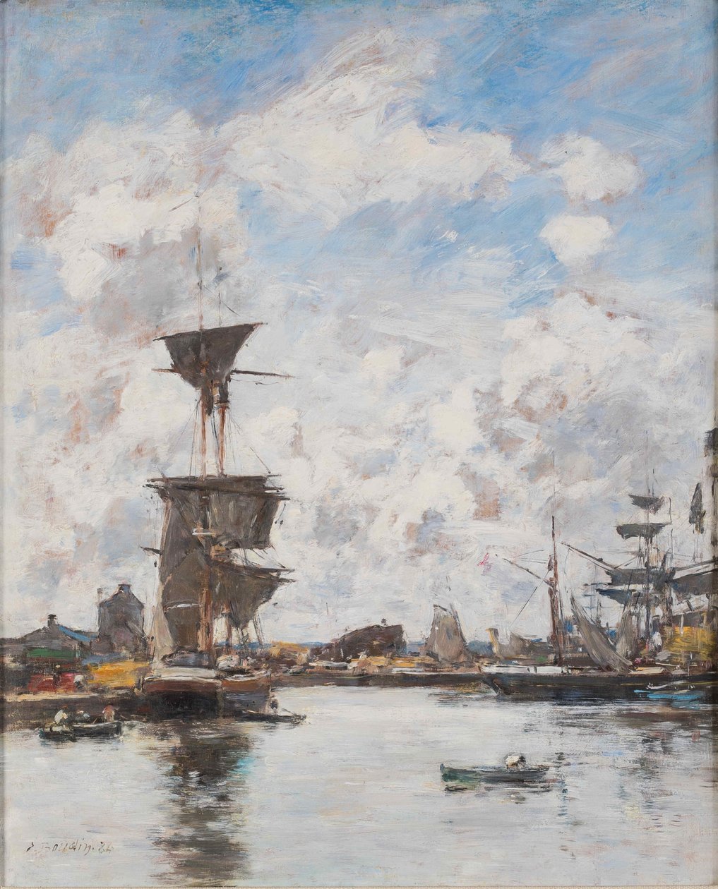 Deauville. Zagłębie, 1884. autorstwa Eugene Louis Boudin