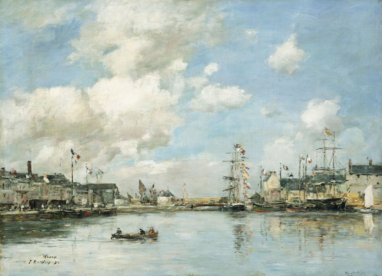 Fecamp, Zagłębie, 1892 autorstwa Eugene Louis Boudin
