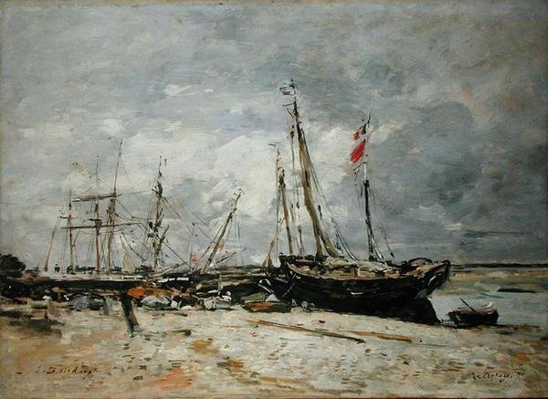 Le Crotoy autorstwa Eugene Louis Boudin