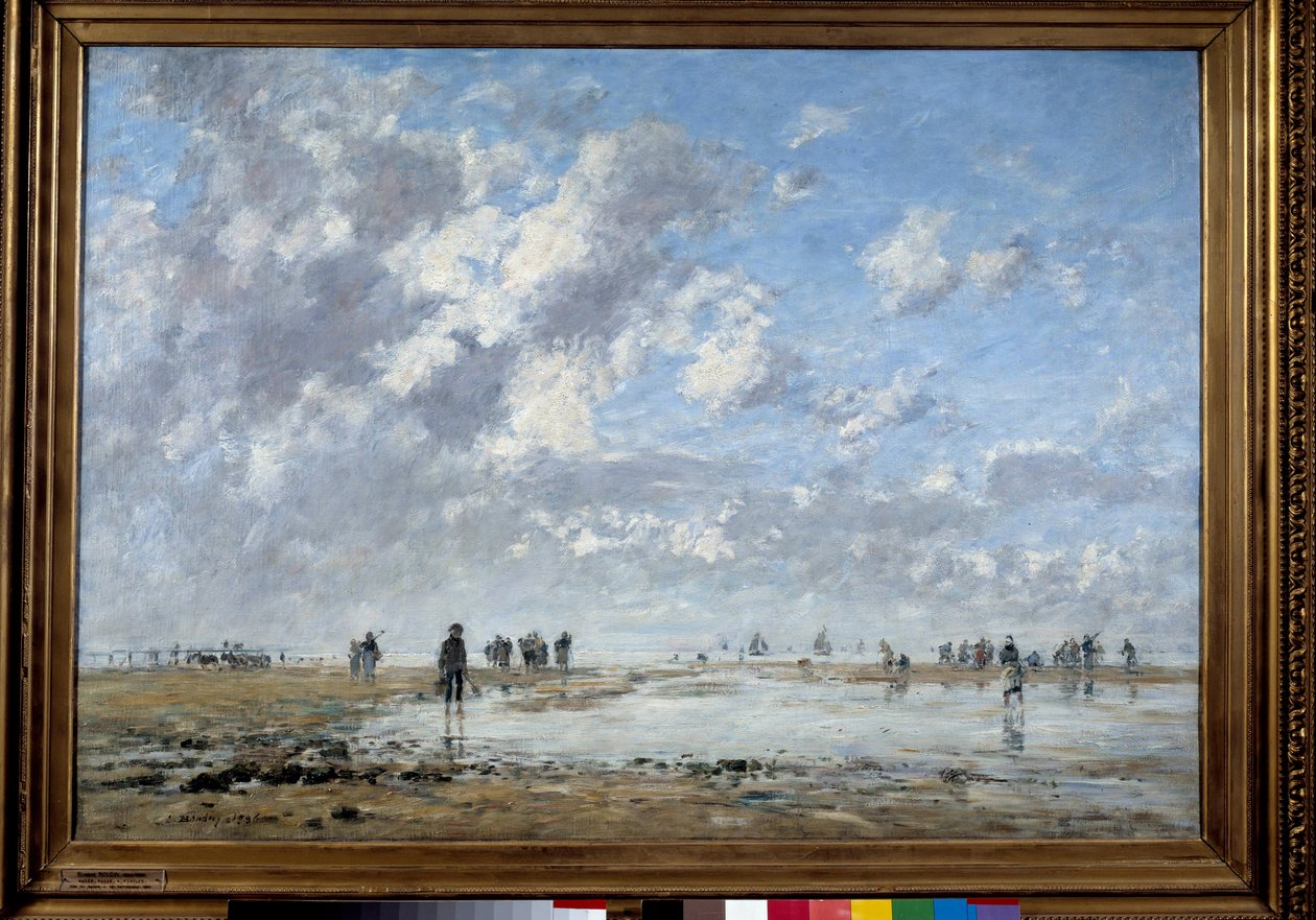 Odpływ w Etaples Malarstwo Eugene Louis Boudin (1824-1898) autorstwa Eugene Louis Boudin