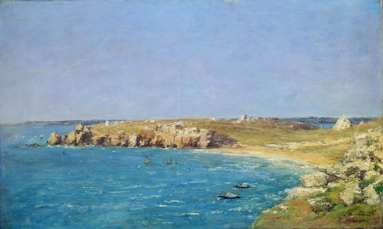 Pejzaż morski autorstwa Eugene Louis Boudin