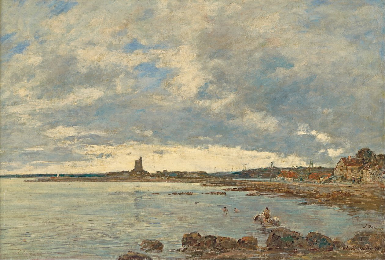 St. Vaast-la-Hougue autorstwa Eugene Louis Boudin
