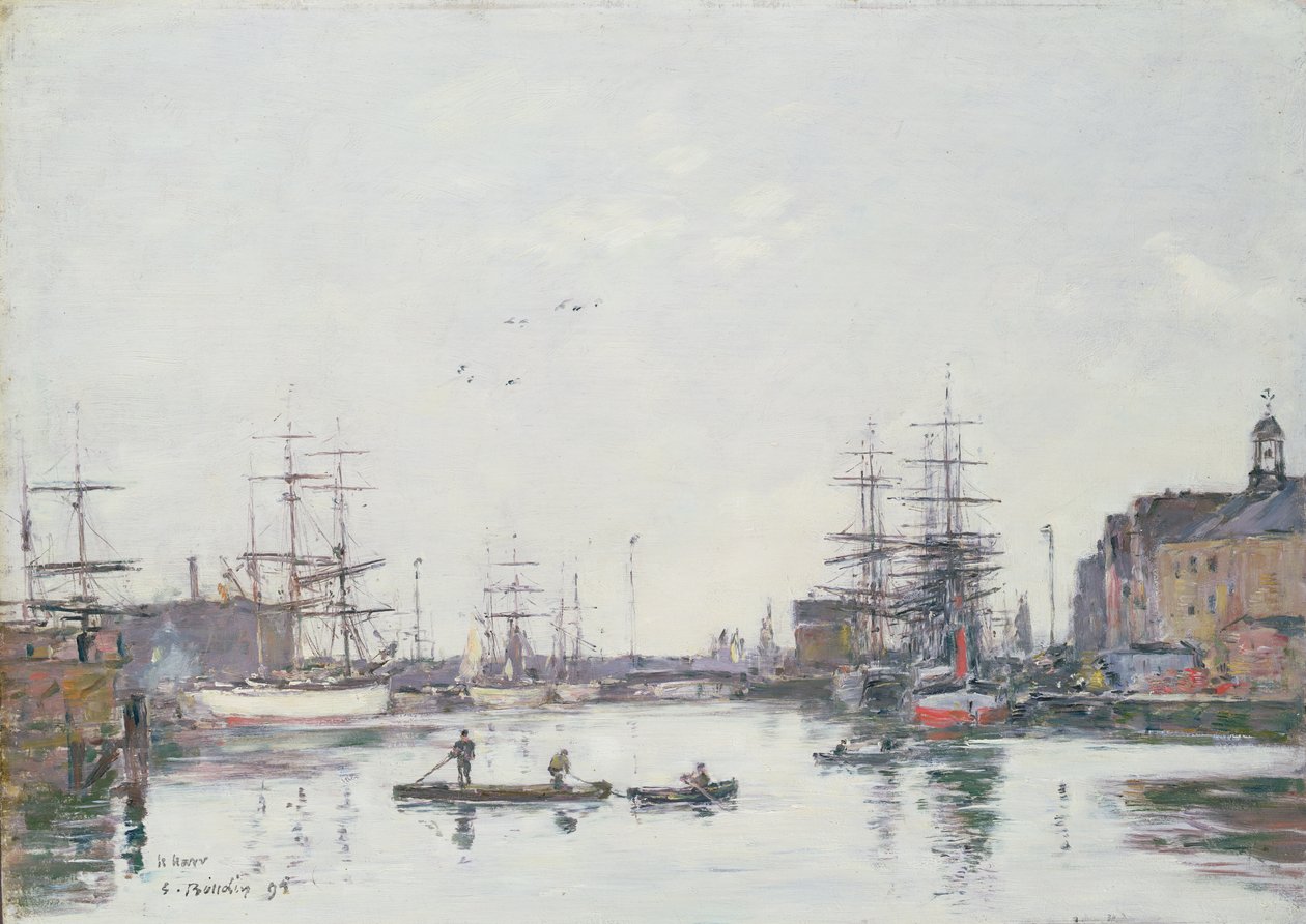 Basen Barre, Hawr, 1895 r. autorstwa Eugene Louis Boudin