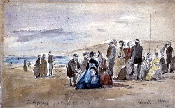 Trouville autorstwa Eugene Louis Boudin
