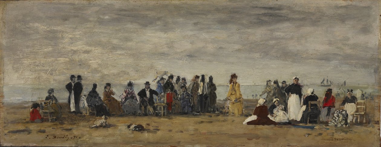 Trouville autorstwa Eugene Louis Boudin